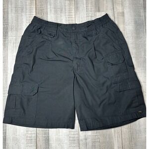 Propper Public Safety Mens Black Ripstop Tactical Cargo Shorts Size 34 Utility